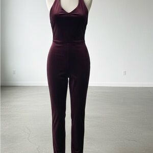 Chic Plum Sleeveless Jumpsuit